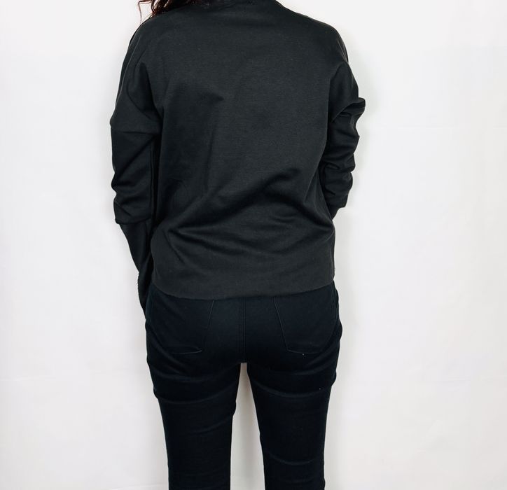 Czarna bluzka z wiązaniem S/M 36/38