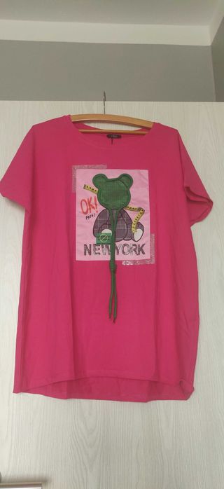 Bluzeczka r45 oversize 122 kolory