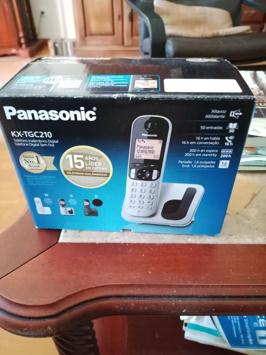 Telefone fixo Panasonic sem fio