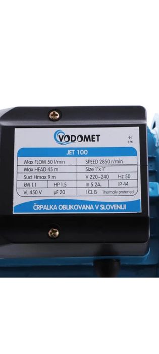 Vodomet JET 100 насос поверхностный центробежный