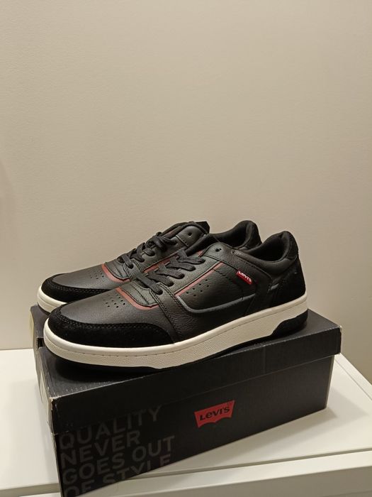 Skórzane sneakersy Levi's WISHON