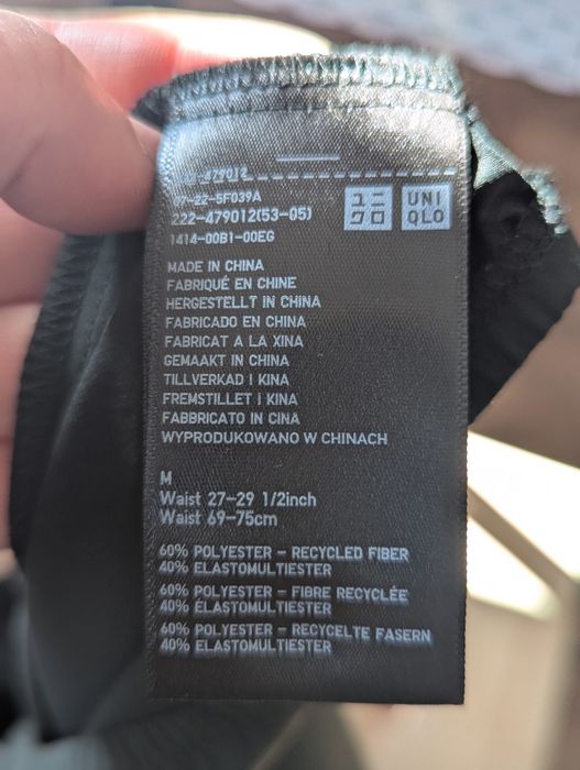 Темно-зелена спідниця Uniqlo розміру М