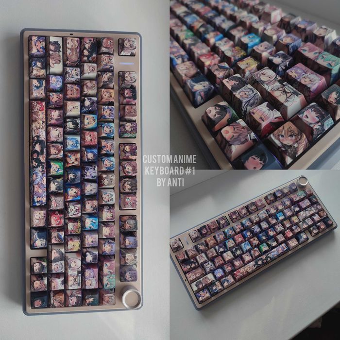 Механічна клавіатура кастомні аніме кейкапи | Custom anime keyboard