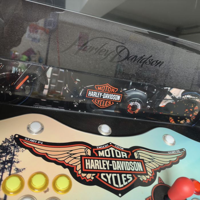 Arcade Box Harley-Davidson - 2 Jogadores - Impecável -