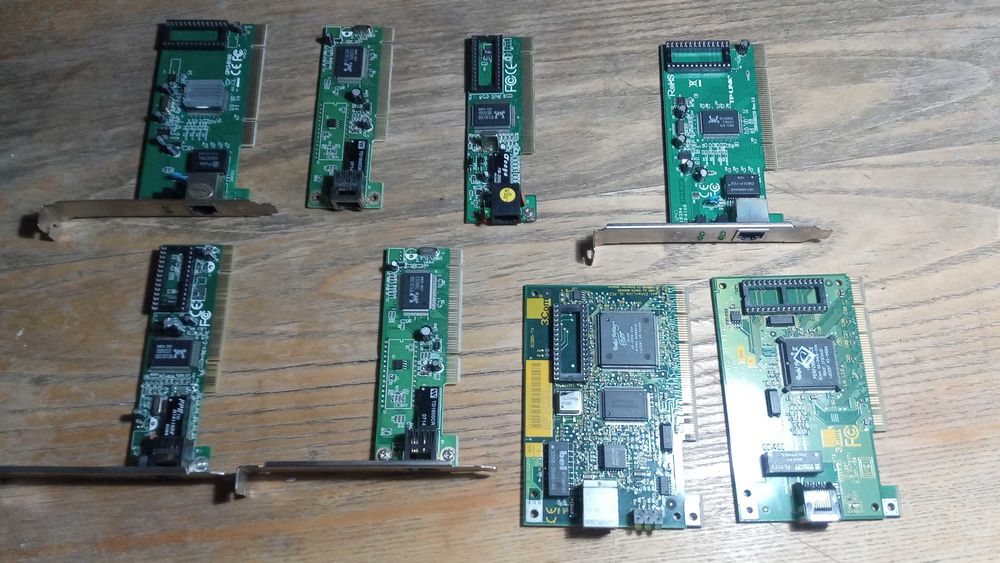 Karty sieciowe PCI  8szt 3com/tplink 10/100/1000