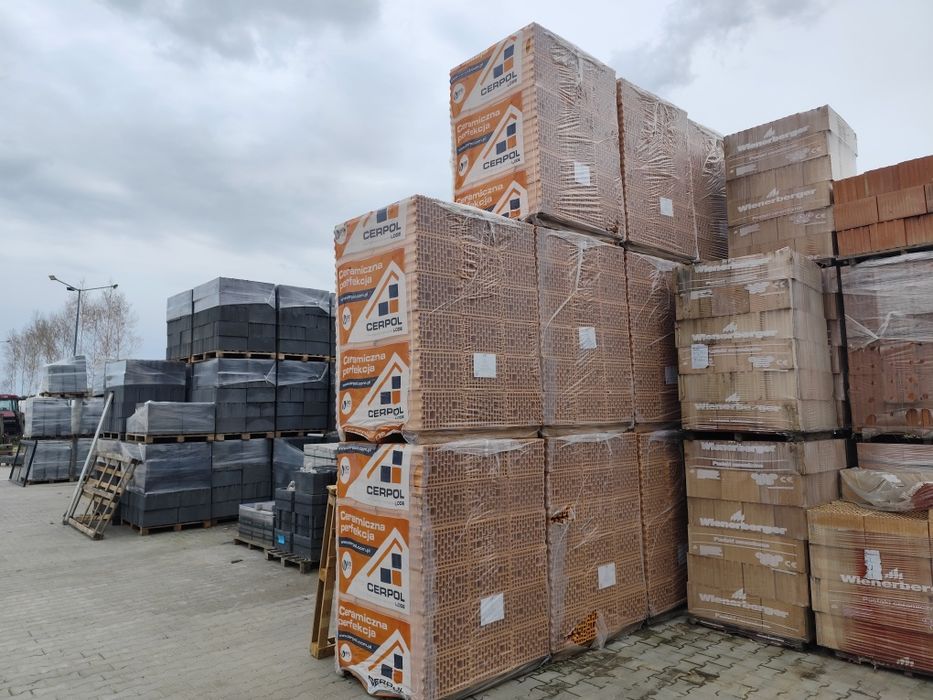 Pustak ceramiczny firmy CERPOL MEGA MAX P+W 25 cm szer x 24 cm x 37,5 cm  HDS likwidacja hurtowni