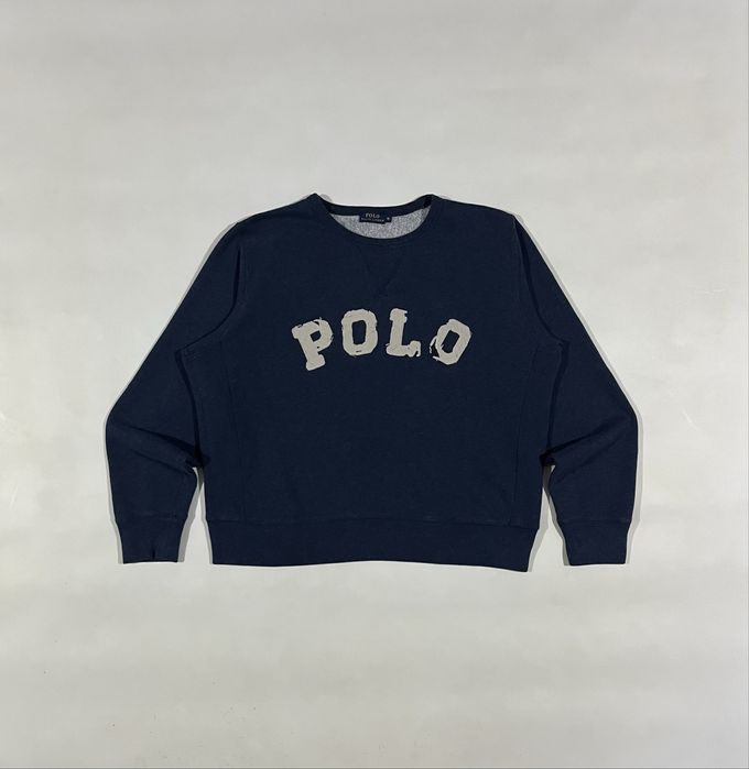 Жіночий світшот polo ralph lauren поло ральф лаурен темно-синій xl