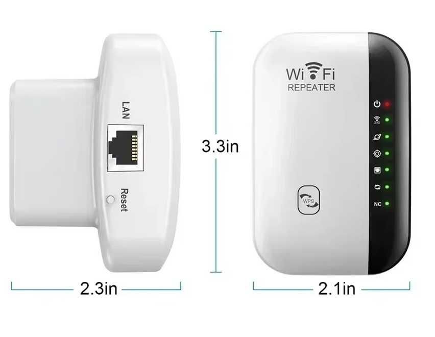 Wzmacniacz sygnału Wi-FI Mocny Repeater Access Point Router 300 Mbs