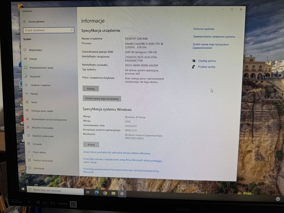 HP ProDesk 600 i5-6500 8GB SSD 240