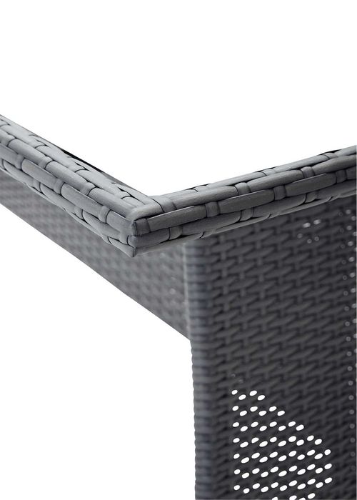 Zestaw mebli ogrodowych, Stół + 6 krzeseł, kolor siwy! Technorattan!