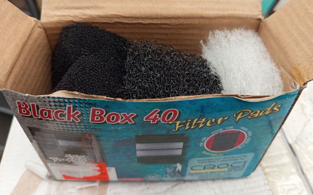 Zestaw gąbek filtrujących Black box 40 akwarystyka