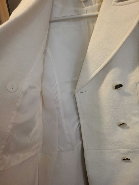 Płaszczyk jesienny cieplejszy na ślub rozmiar xs h&m jak nowy