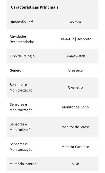 Smartwatch Garmin Venu 3 - Preto