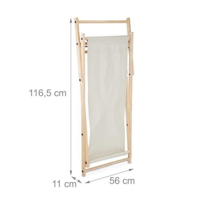 Leżak drewniany składany