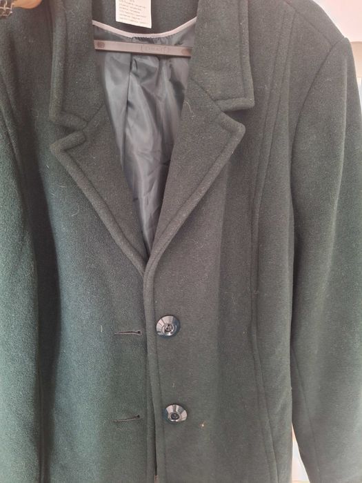 Płaszczyk wełninay butelkowy