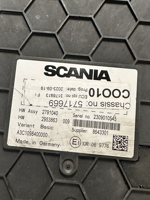 Koordynator komputer sterownik ECU COO10 COO11 Scania SUPER