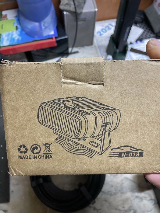 Mini aquecedor para carro novo