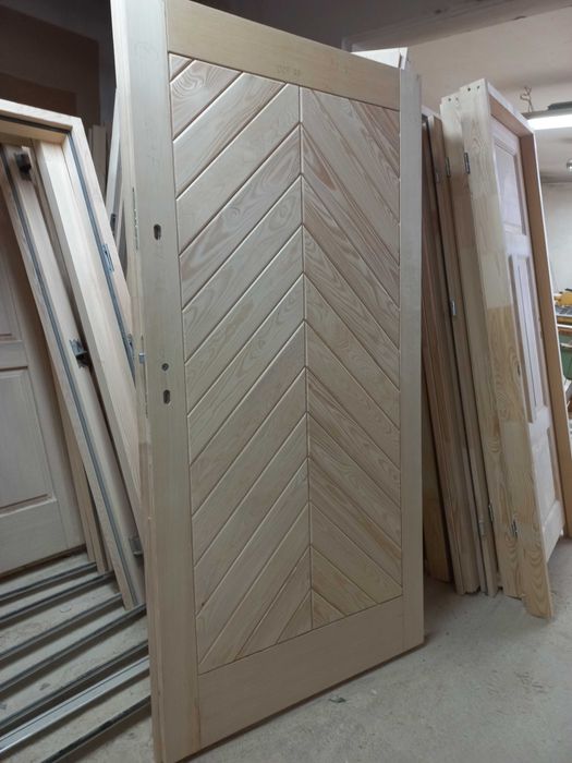 Drzwi wejściowe GÓRALSKIE drewniane