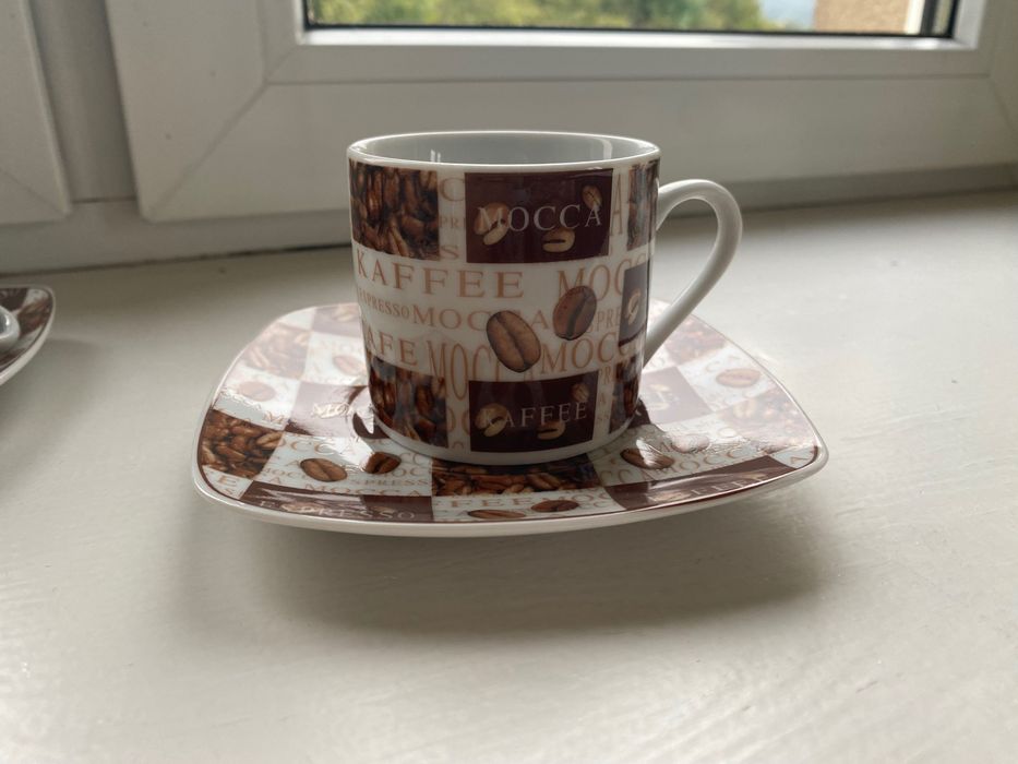 Filiżanki 6 sztuk porcelanowe Siaki