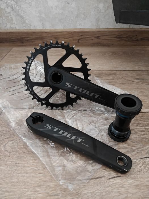 Шатуни Specialized Stout Pro 175mm  Каретка BSA зірка 38Т комплектом