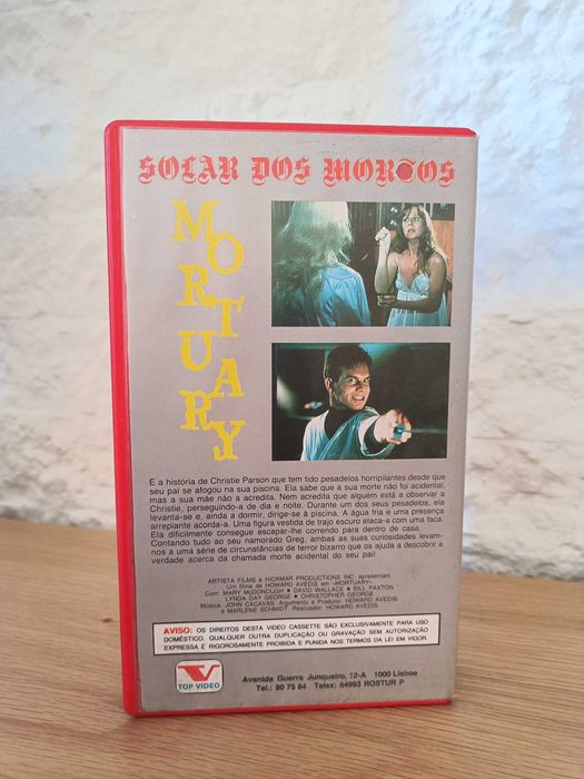 Filme VHS O Solar dos Mortos (Mortuary)