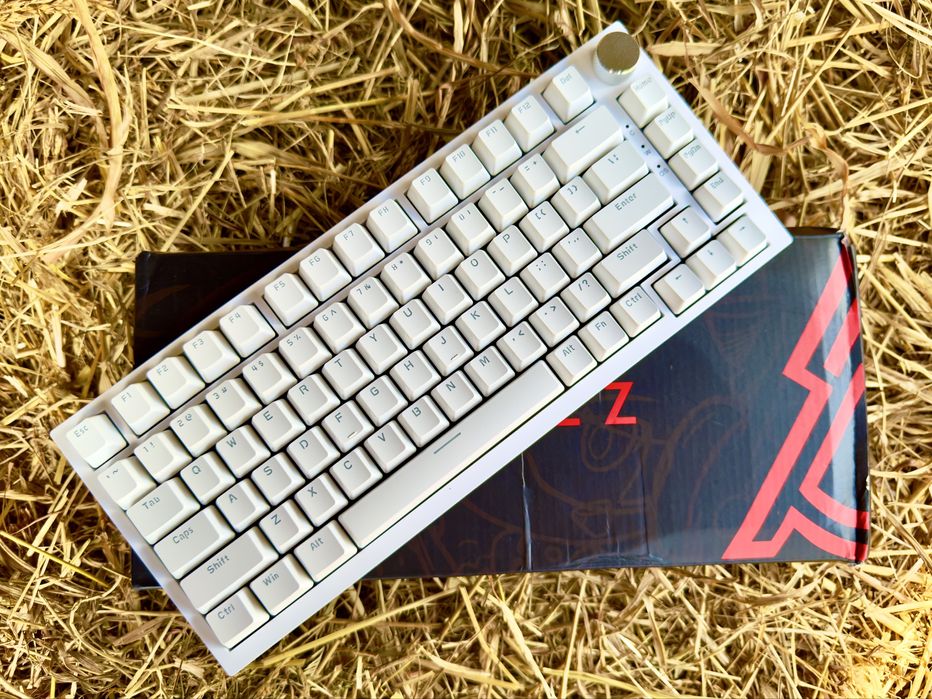 Клавиатура ajazz ak820 75% White НОВАЯ!Синие свичи