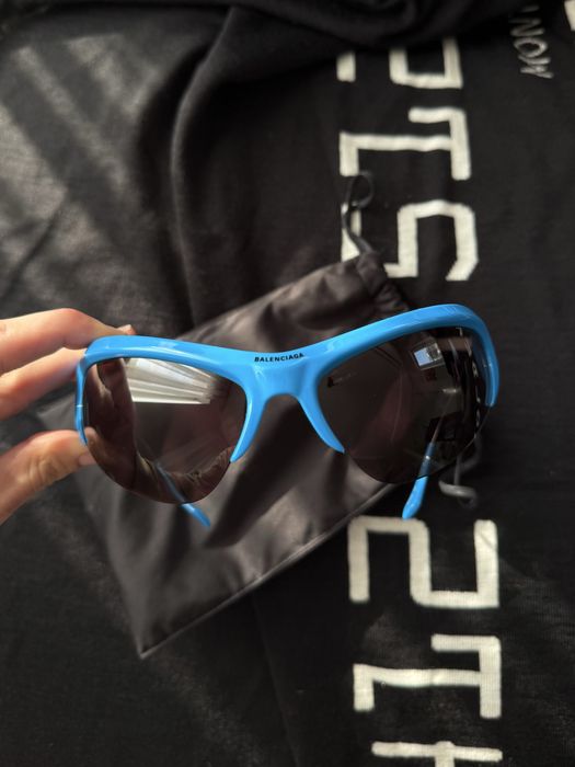 Окуляри Balenciaga blue wire cat