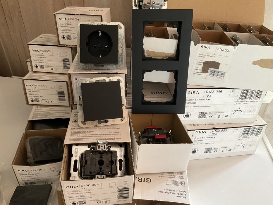 Розетки и выключатели Gira