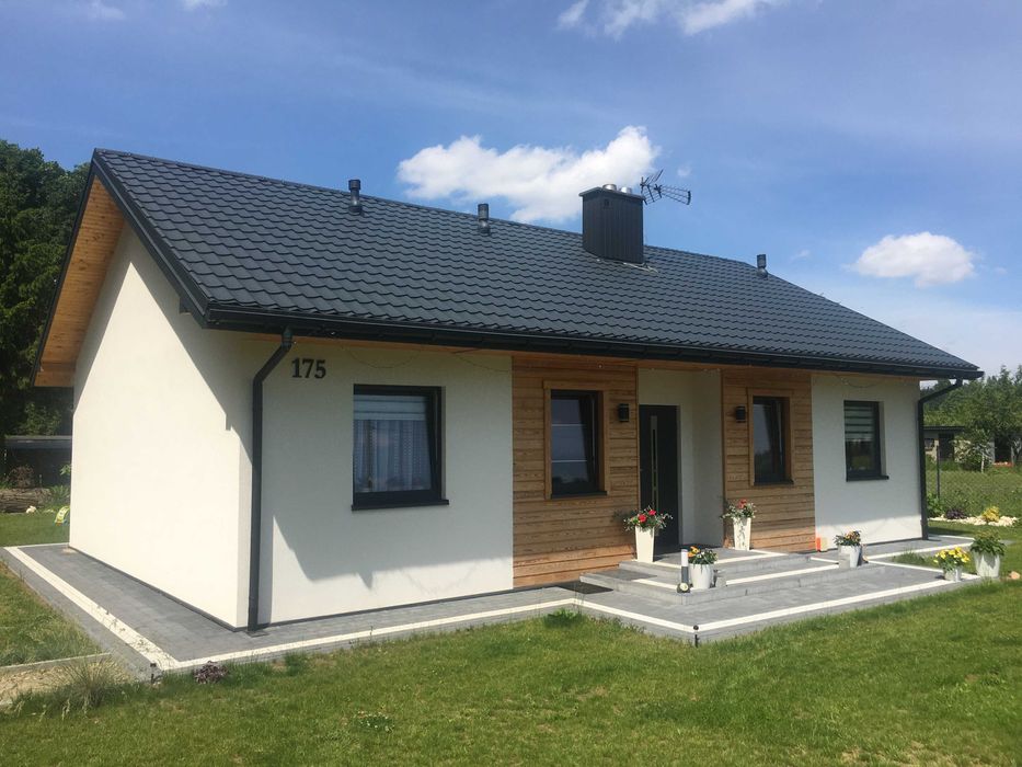 Dom energooszczędny 109m2 + 15 m2 tarasu - BUDOWA DOMÓW SZKIELETOWYCH