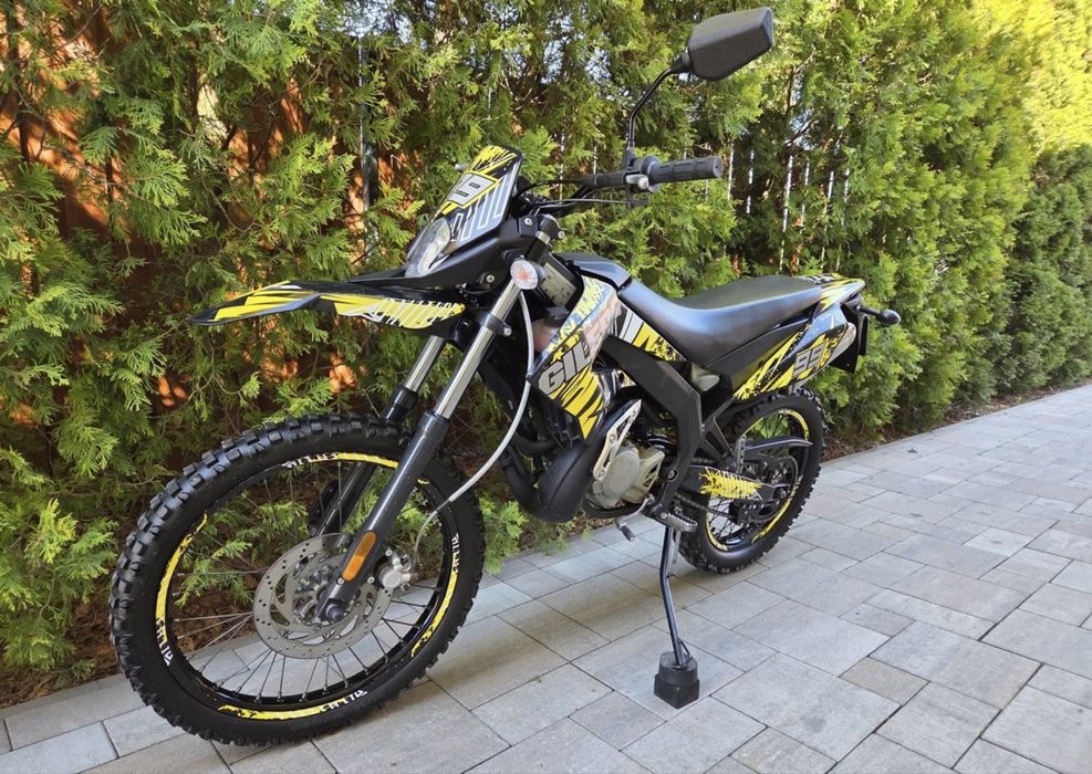Gilera rcr 50 enduro homologacja zarejestrowany
