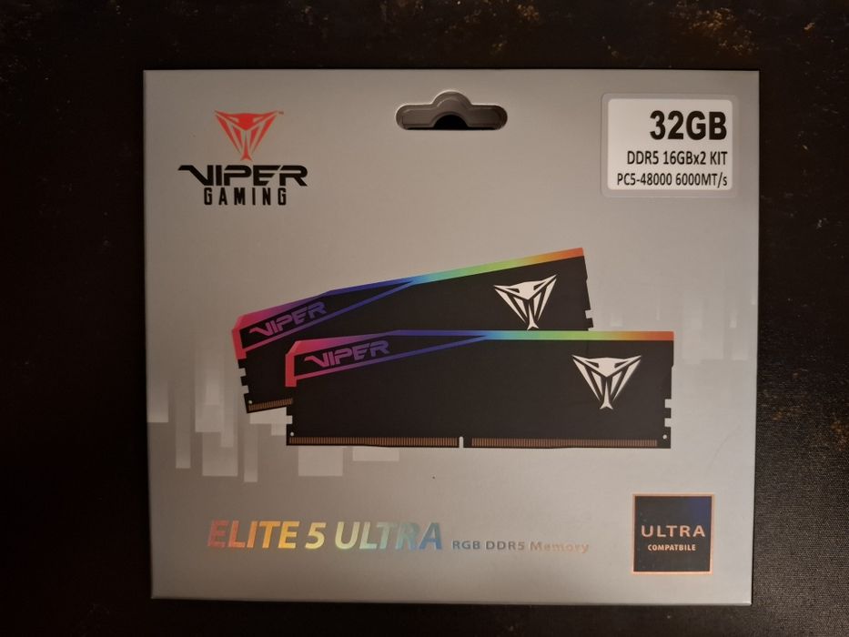 Pamięć ram DDR5 Patriot Viper Elite 5 (nowe zaplombowane pudełko)