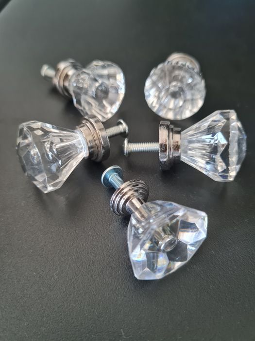 Gałka meblowa uchwyt Home&You kryształowe glamour 6 sztuk