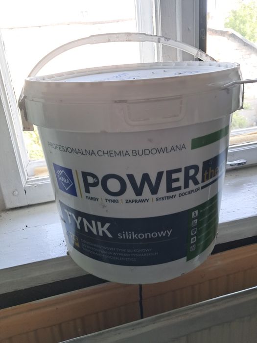 Tynk silikonowy power therm nowy s5130 szary 25 kg wiaderko