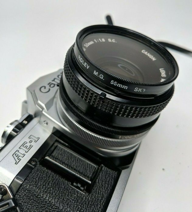 Canon Ae-1 + Lente 50mm f/1.8 - A Funcionar a 100%