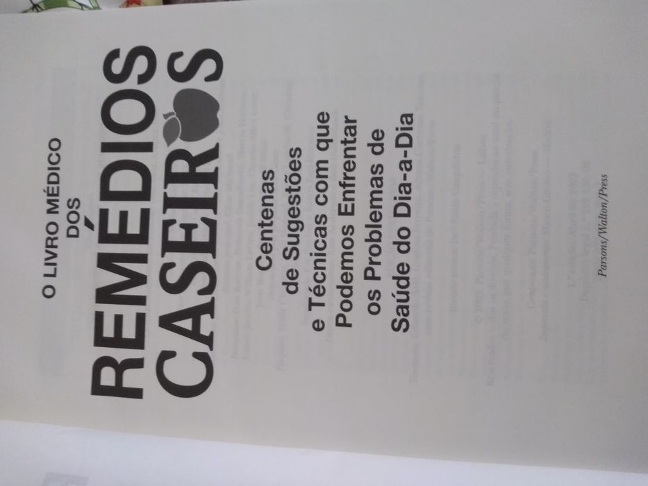 Livro Remédios Caseiros