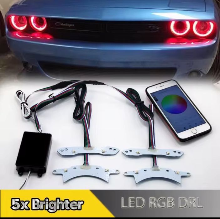 Dodge Challenger 15-23r zestaw rgb aplikacja android