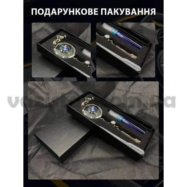Ароматизатор подвеска на зеркало в машину с МАРКОЙ АВТО, стальной
