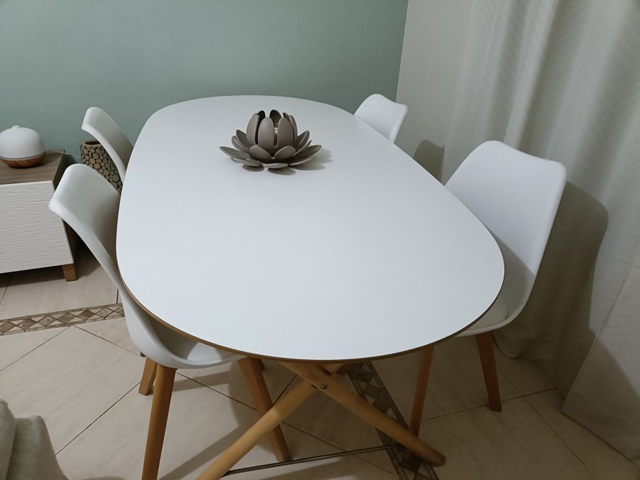 IKEA Dalshult Mesa de Sala Jantar Branca