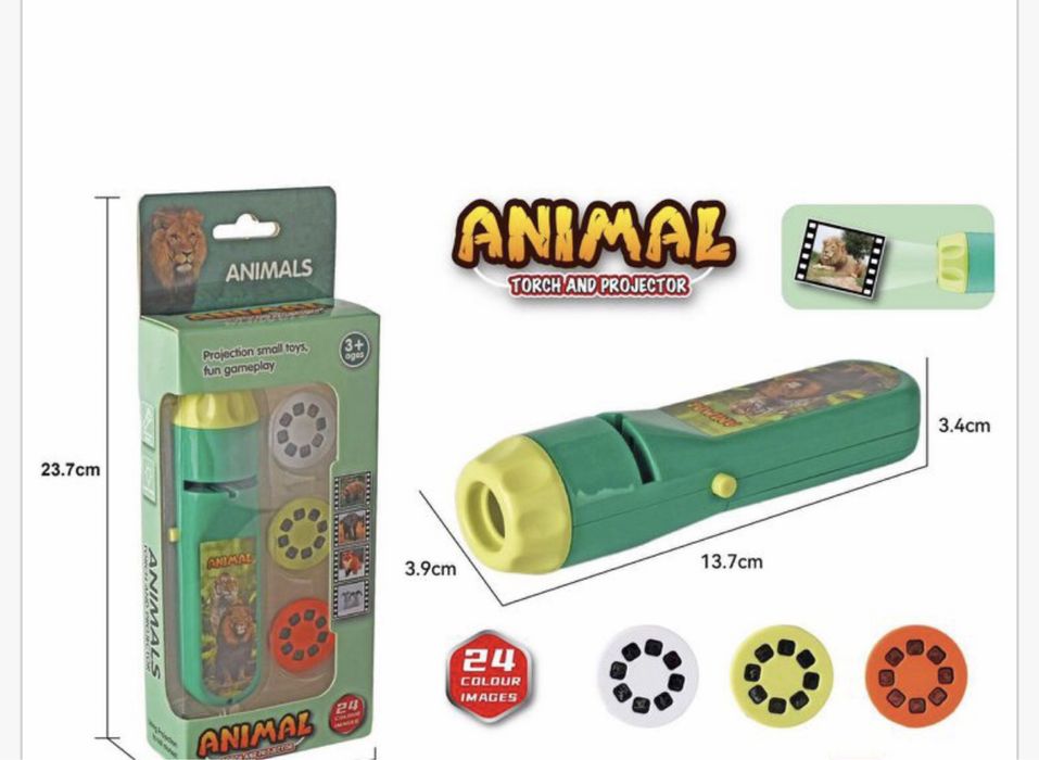 Latarka projektor zabawka dla dzieci