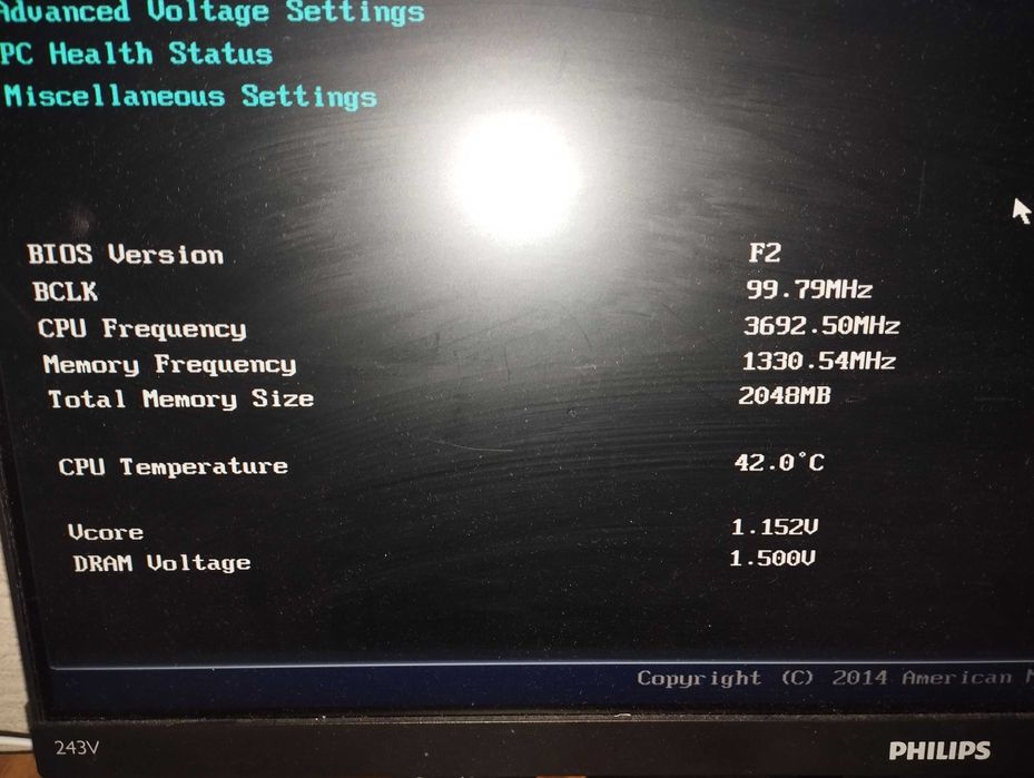 плата GiGABYTE GA-H81M-DS2 + ОЗУ 2GB І корпус