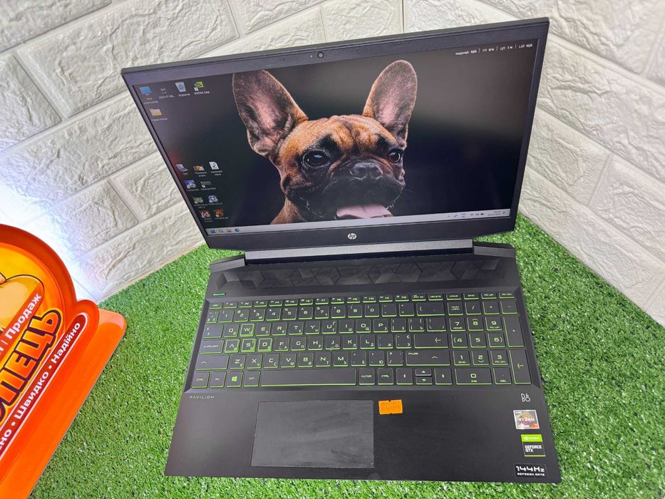 HP Pavilion｜1660 Ti｜Ryzen 7 4800H｜15.6" FHD｜144Гц｜OЗУ 16 gb｜SSD 512 gb