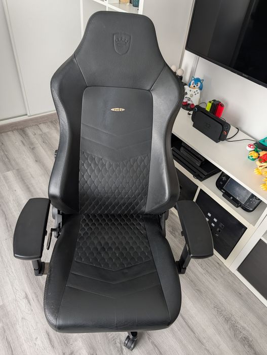 Cadeira Gaming Noble chair Pele verdadeira