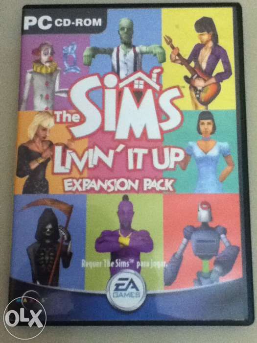 Pc cd-rom jogos the sims livin´it up expansion pack