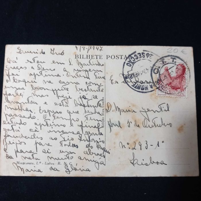 Postal ilustrado de São Martinho do Porto