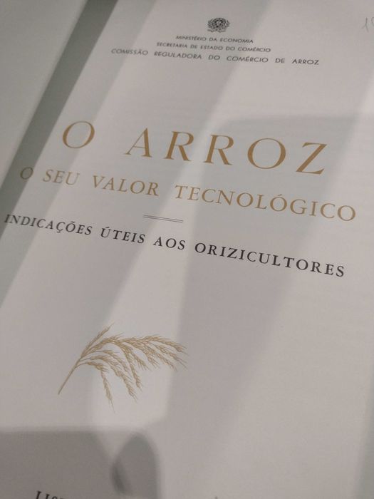 O Arroz, o seu valor tecnológico (1966)