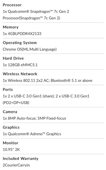 IP Duet 3 Chrome 11Q727 - Chromebook Lenovo - Portatil Hibrido