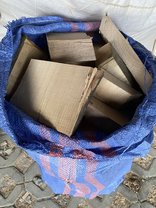 Suchy opał workowany po suszarni kaloryczny, czysty, dostawa