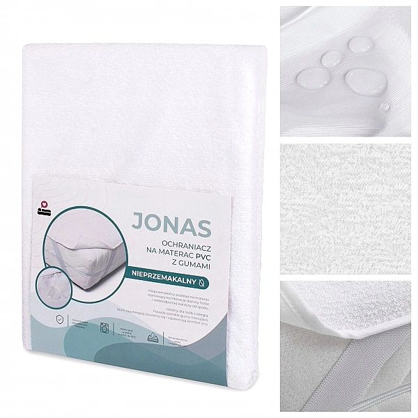 Ochraniacz na materac WODOODPORNY 80x200 PVC z gumami podkład Jonas