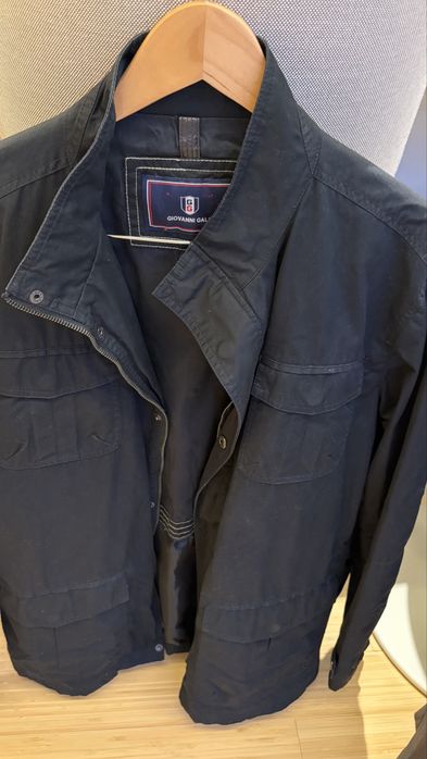 Parka azul marinho Giovanni Galli