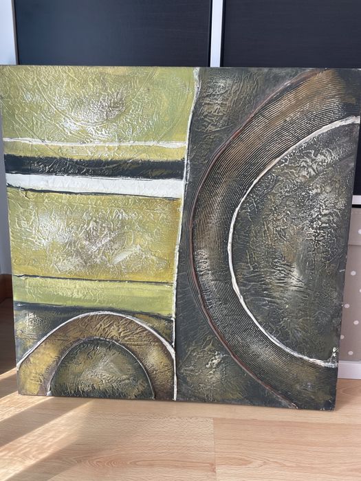 Telas em tons verdes